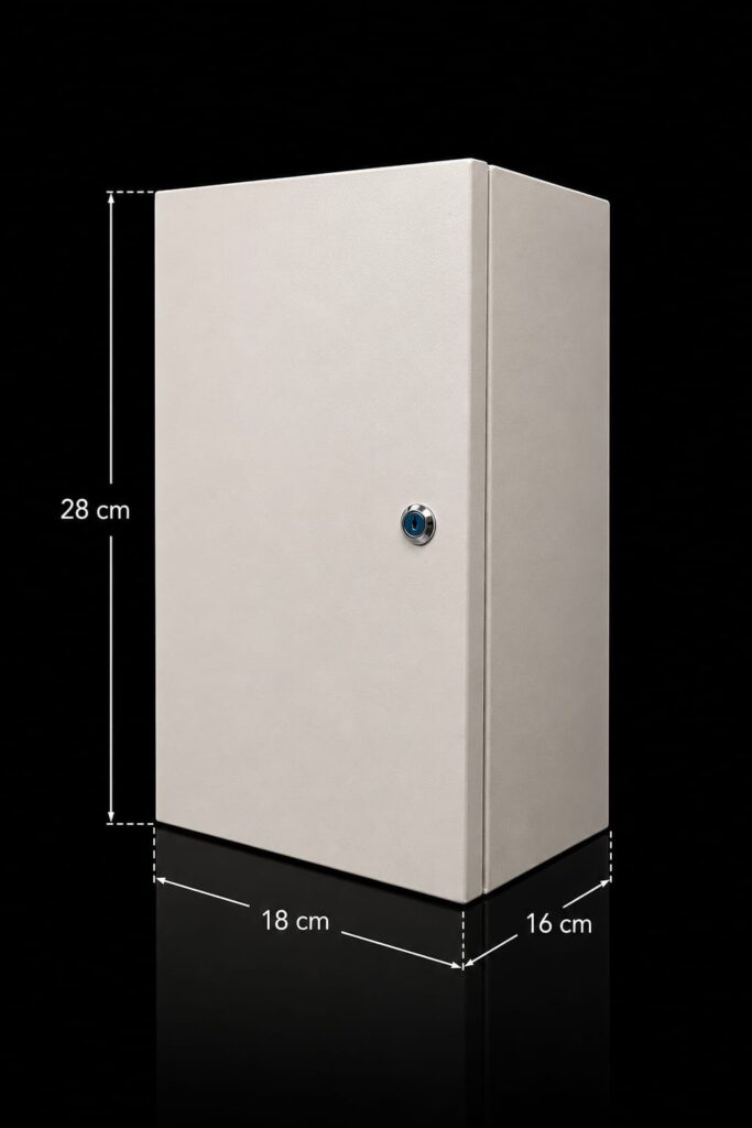 COFRE METALICO IP44 PARA INTERIOR - 28x18x16