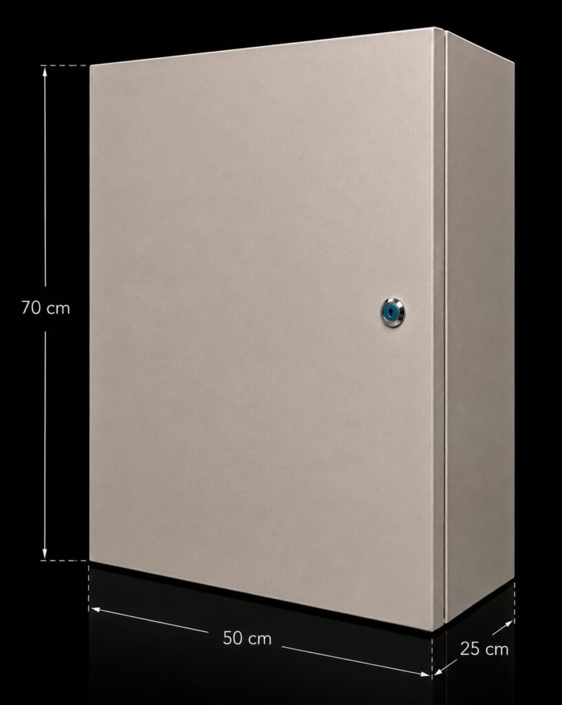 COFRE METALICO IP44 PARA INTERIOR - 70x50x25