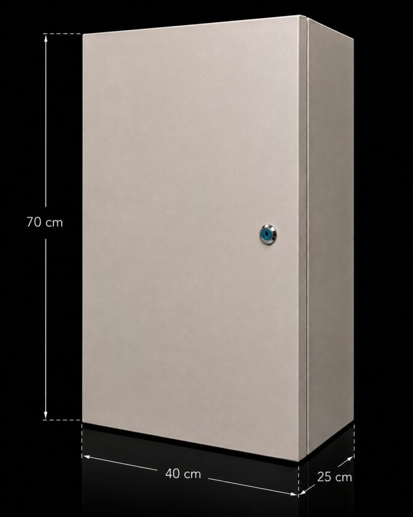 COFRE METALICO IP44 PARA INTERIOR - 70x40x25