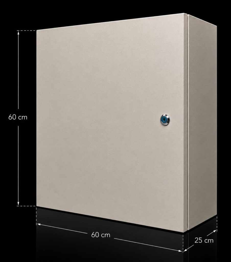 COFRE METALICO IP44 PARA INTERIOR - 60x60x25