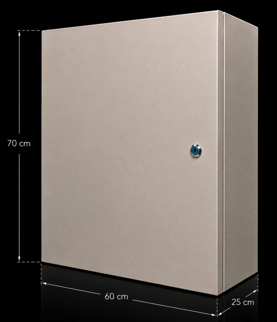 COFRE METALICO IP44 PARA INTERIOR - 70x60x25