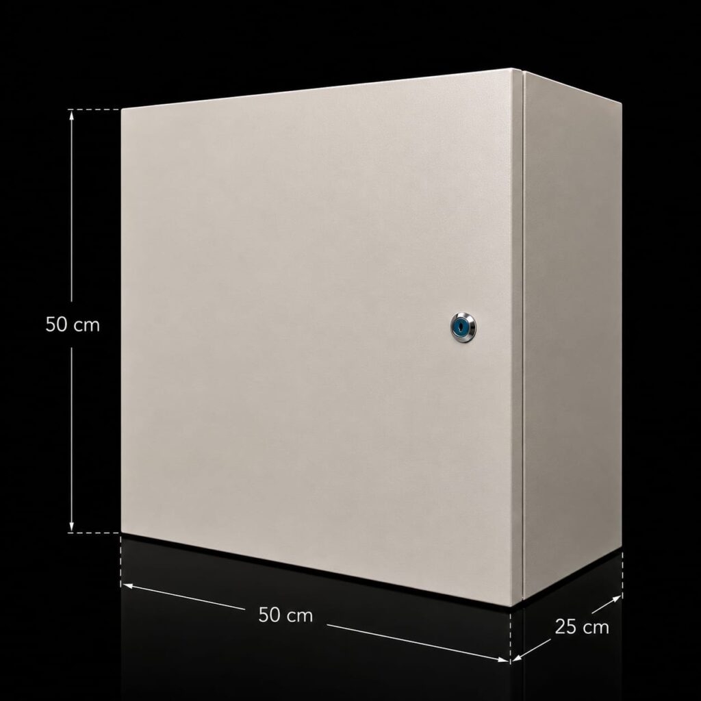 COFRE METALICO IP44 PARA INTERIOR - 50x50x25