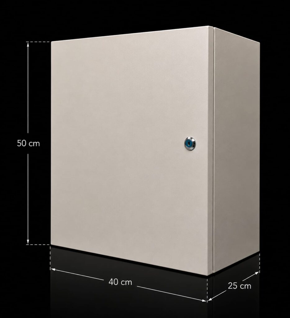 COFRE METALICO IP44 PARA INTERIOR - 50x40x25