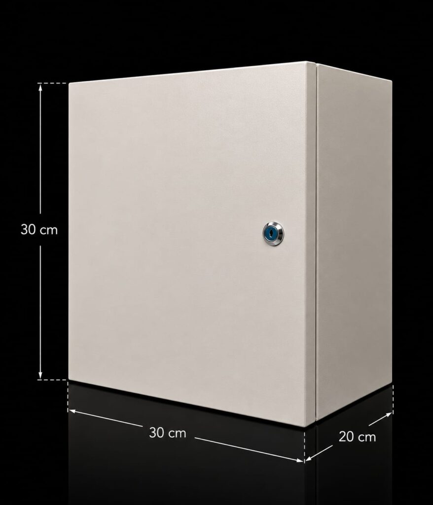 COFRE METALICO IP44 PARA INTERIOR - 30x30x20