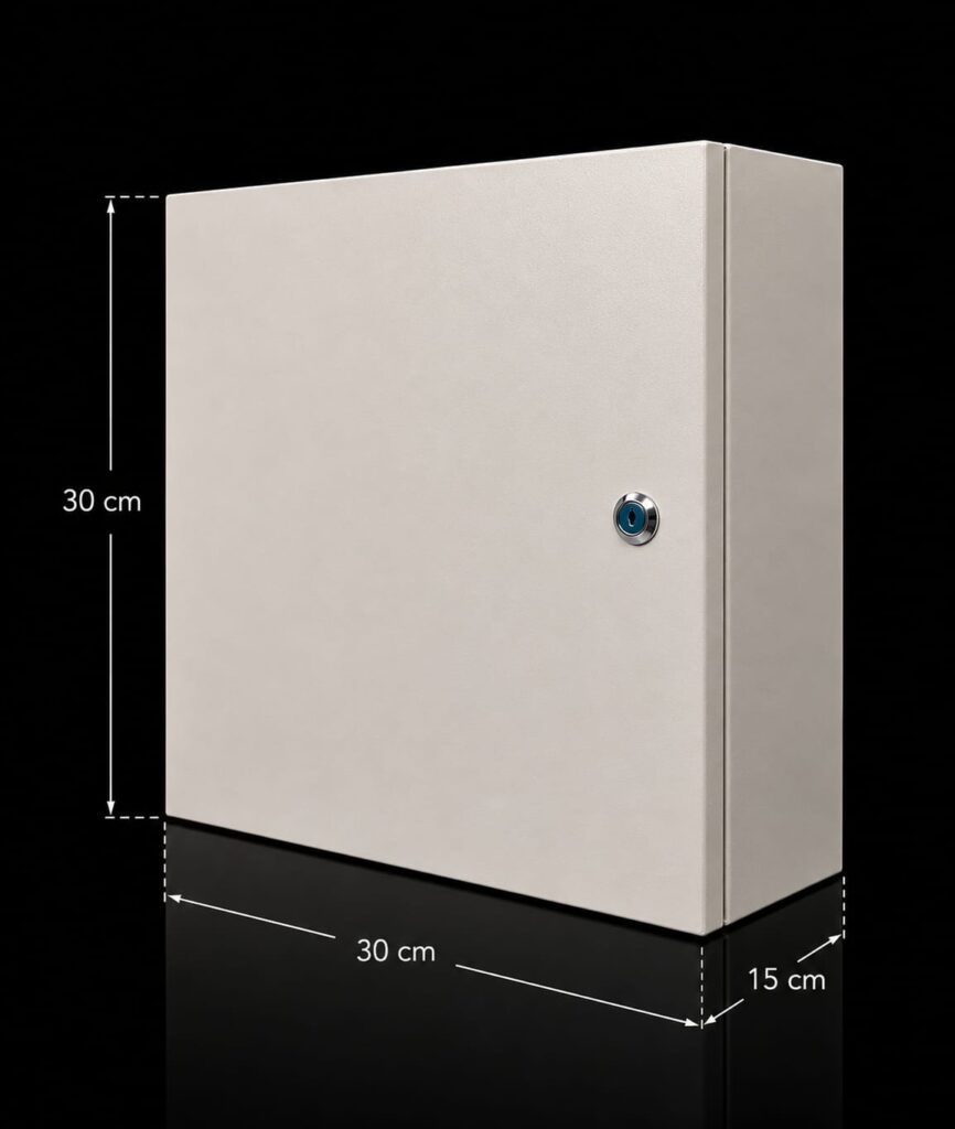 COFRE METALICO IP44 PARA INTERIOR - 30x30x15