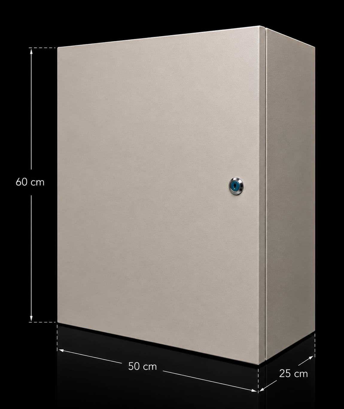COFRE METALICO IP44 PARA INTERIOR - 60x50x25