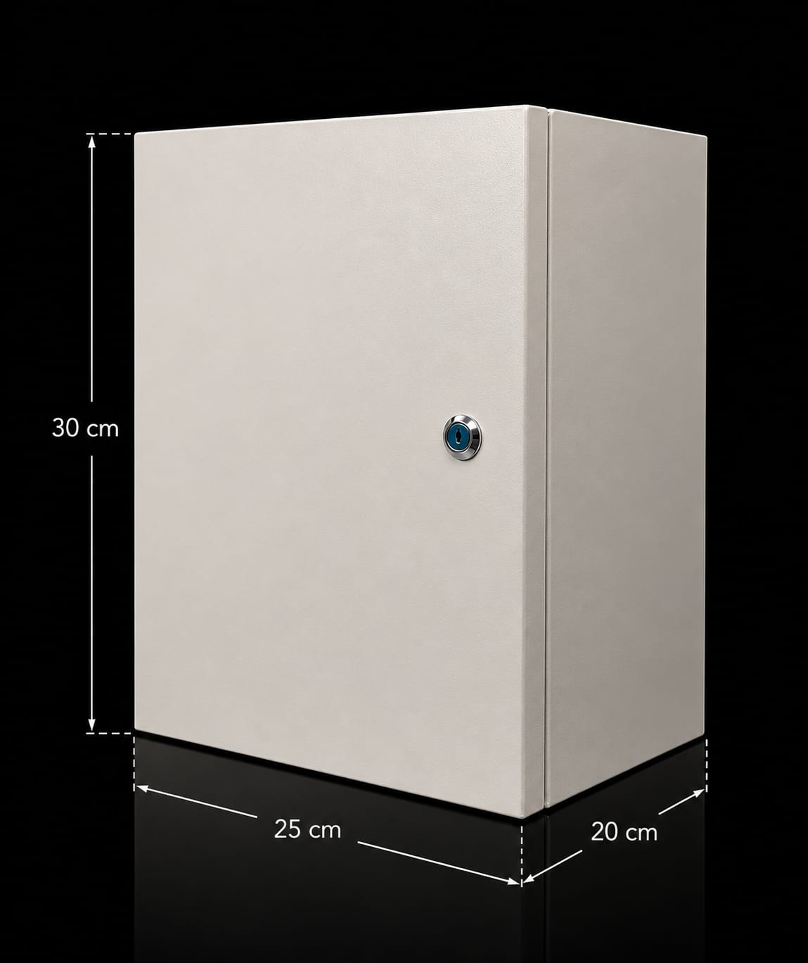 COFRE METALICO IP44 PARA INTERIOR - 30x25x20