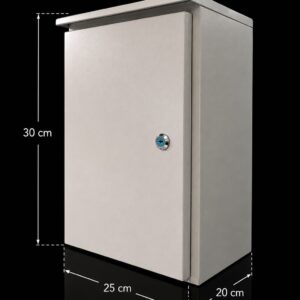 COFRE METALICO IP55 PARA EXTERIOR - 30x25x20