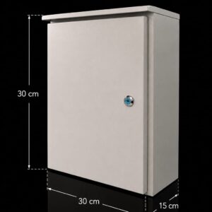 COFRE METALICO IP55 PARA EXTERIOR - 30x30x15