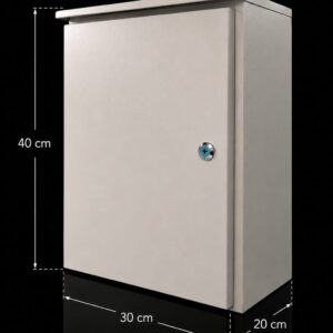 COFRE METALICO IP55 PARA EXTERIOR - 40x30x20