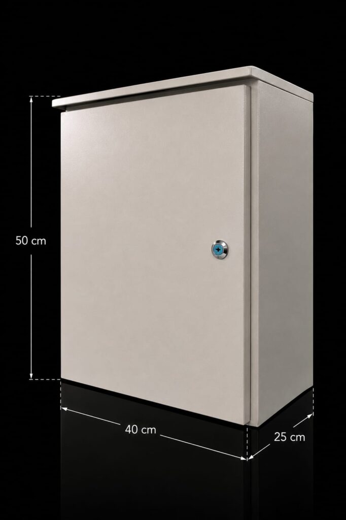 COFRE METALICO IP55 PARA EXTERIOR - 50x40x25