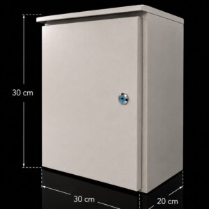 COFRE METALICO IP55 PARA EXTERIOR - 30x30x20