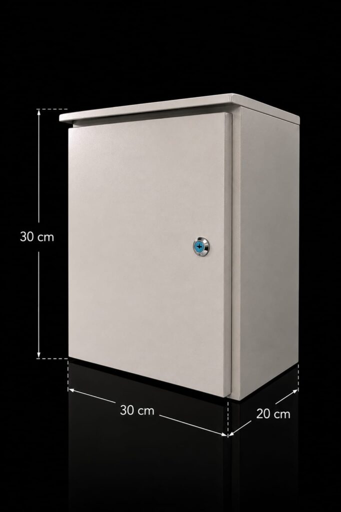 COFRE METALICO IP55 PARA EXTERIOR - 30x30x20