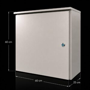 COFRE METALICO IP55 PARA EXTERIOR - 60x60x25