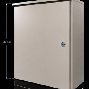 COFRE METALICO IP55 PARA EXTERIOR - 70x50x25