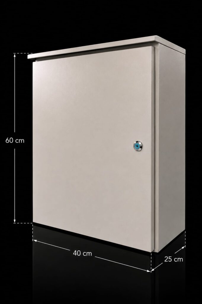 COFRE METALICO IP55 PARA EXTERIOR - 60x40x25