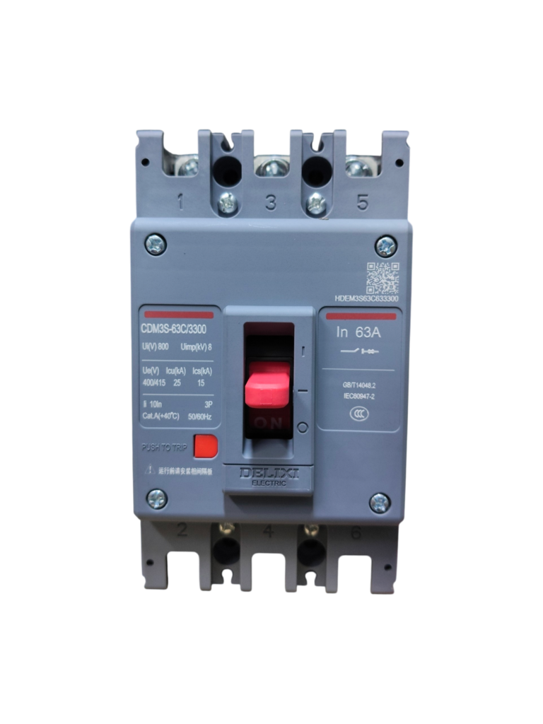 Breaker Tripolar DELIXI CDM3S-63C/3300 – 63A