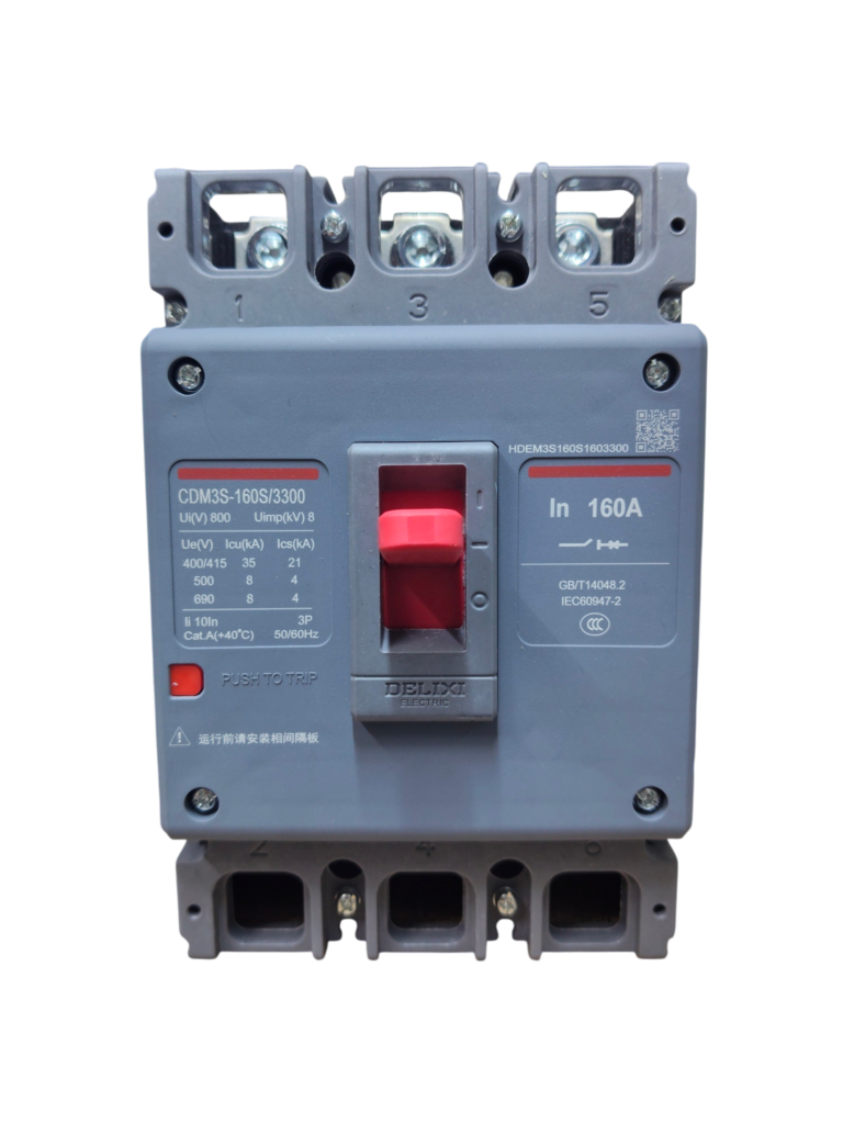 Breaker Tripolar DELIXI CDM3S-160S/3300 – 160A