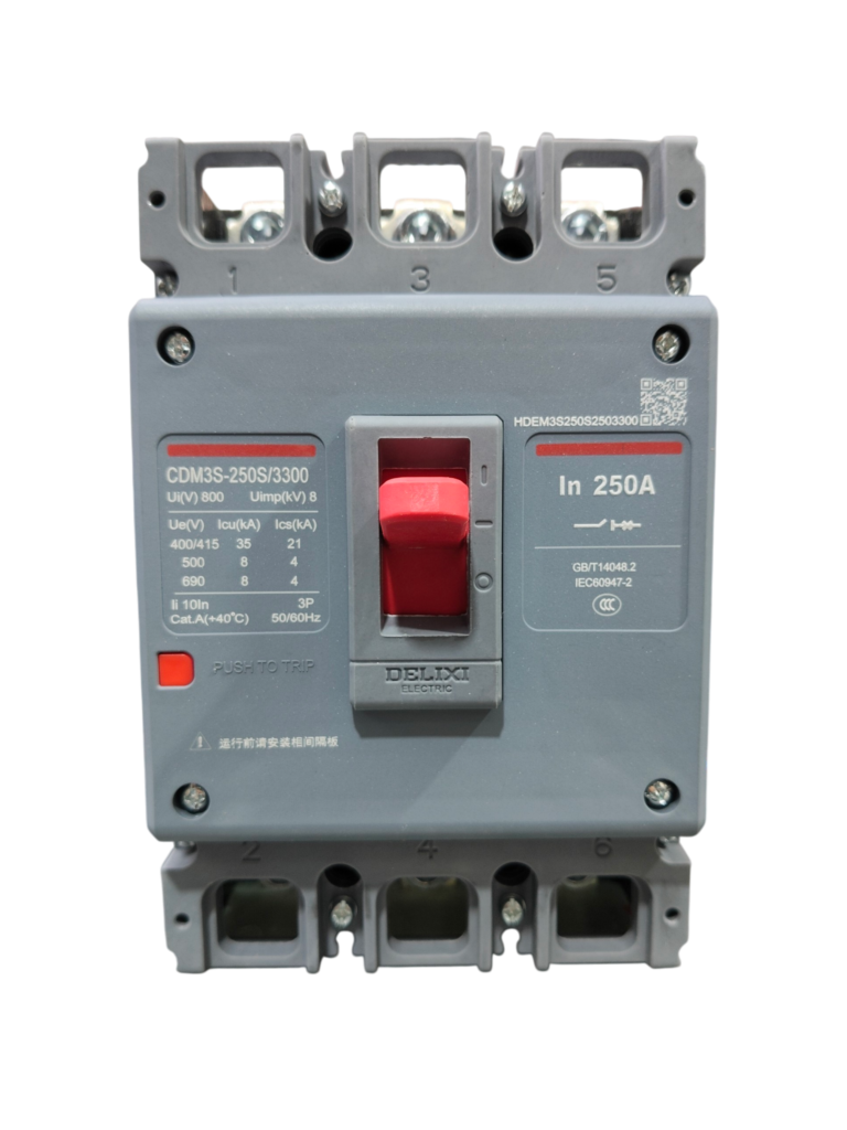 Breaker Tripolar DELIXI CDM3S-250S/3300 – 250A