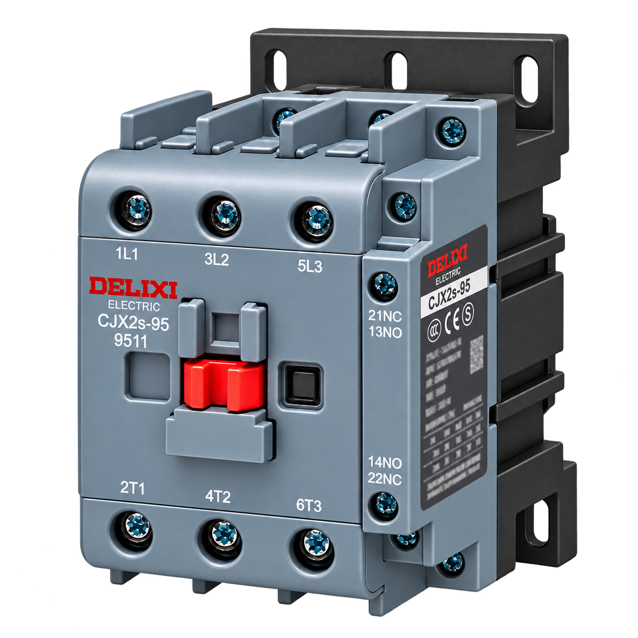 Contactor Tripolar DELIXI CJX2s-9511 – Bobina 220V - Image 3