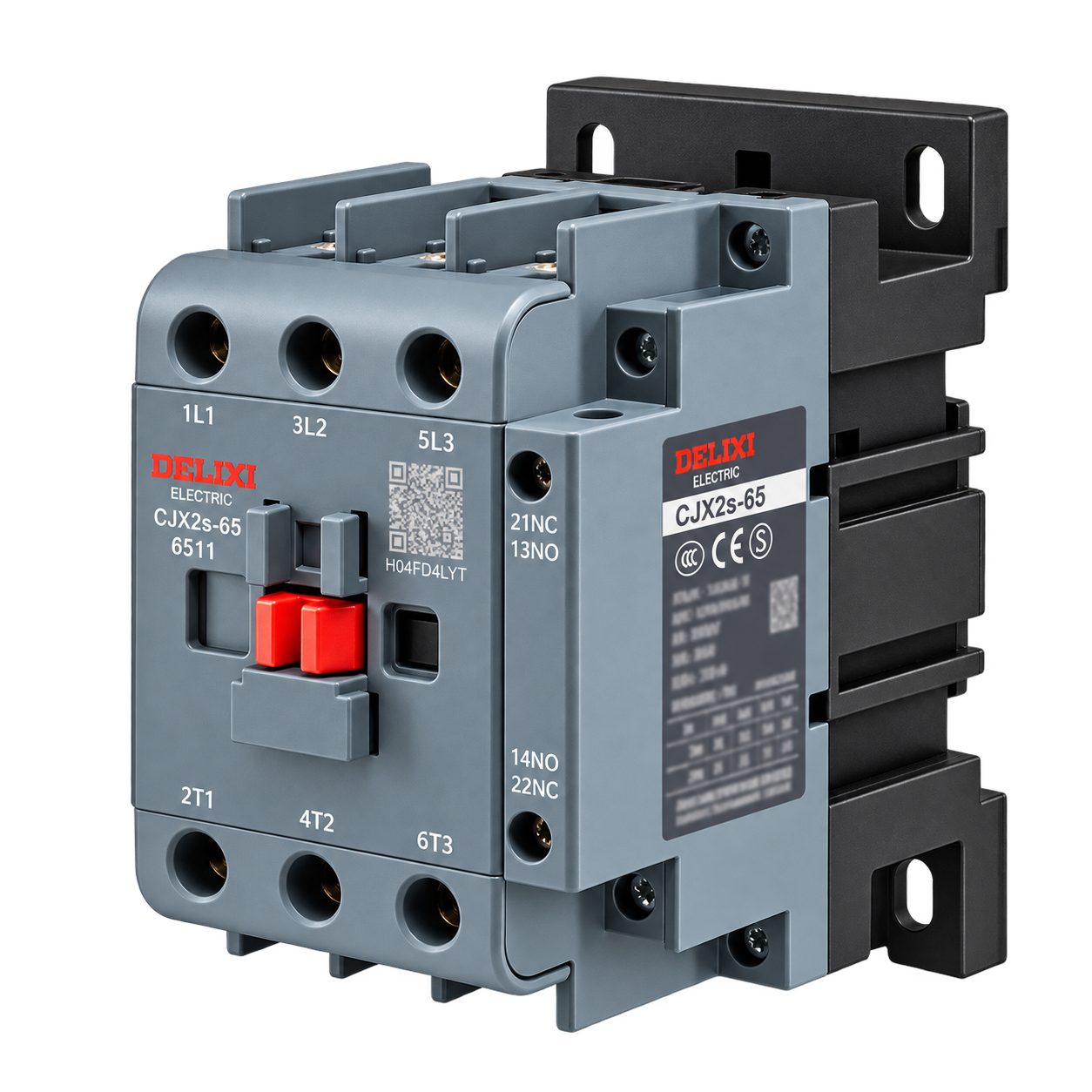 Contactor Tripolar DELIXI CJX2s-6511 – Bobina 220V - Image 2