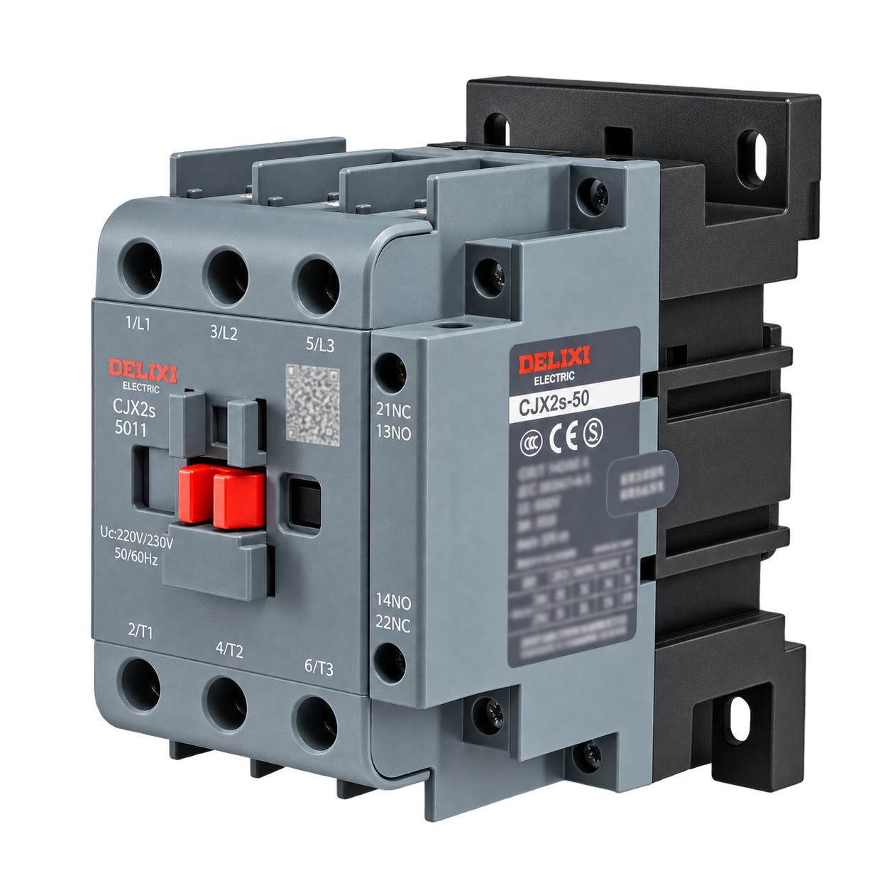 Contactor Tripolar DELIXI CJX2s-5011 – Bobina 220V - Image 2